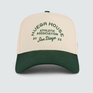 Huega House Athletic Association Green & Natural Hat